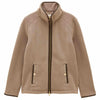 Mink Brown Joules Womens Heritage Fleece Full Zip Jacket