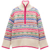 Joules Womens Allaway Fairisle Quarter Zip Jumper
