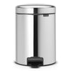 Brabantia newIcon Pedal Bin 5 Litre Plastic Bucket