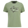 Laurel Green Barbour Mens Fairlight Graphic T-Shirt