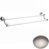 Stainless Steel Finish Samuel Heath Fairfield Ceramic Double Towel Rail N9562-B