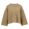 Military Brown Barbour Lilian Knitted Jumper