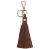 Brown Barbour Tassle Leather Bag Charm
