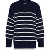 Navy Barbour Womens Belmore Knitted Jumper