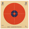 Bisley Heavy Duty Paper Targets 14cm / Dayglow 50 Pack
