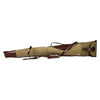Teales Huntsman Brandy Leather & Khaki Canvas 30 Inch Buckle Gun Slip