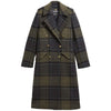Barbour Womens Cottesmore Checked Wool Coat