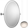 Samuel Heath Antique Framed Oval Mirror N4346