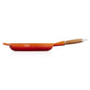 Le Creuset 28cm Cast Iron Frying Pan With Wooden Handle