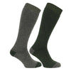Tweed/Loden Hoggs Of Fife Mens 1903 Country Long Socks Twin Pack