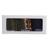 Classic Tartan Barbour Mens Case Fair Isle Sock Gift Box