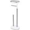 White Joseph Joseph EasyStore Butler Standing Toilet Paper Holder