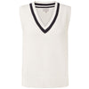 Soft White/Navy Schoffel Womens Hambledon Vest