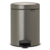 Brabantia newIcon Pedal Bin 5 Litre Plastic Bucket