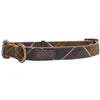 Barbour Tartan And Webbing Dog Collar
