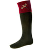 Spruce/Brick Red House Of Cheviot Unisex Classic Lomond With Pheasant