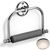 Samuel Heath Curzon Toilet Roll Holder With Wooden Roller N20