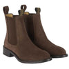 Le Chameau Womens La Chelsea Ankle Boot Suede Marron Fonce