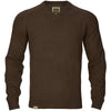 Demitasse Brown Harkila Mens Vincent Merino V-Neck Pullover