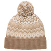 Neutral Joules Womens Kara Fairisle Bobble Hat