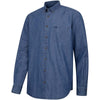 Mid Blue Wash Hoggs of Fife Mens Archerfield Denim Shirt