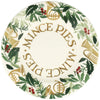 Emma Bridgewater Christmas Bring in the Green Mince Pies 8.5 Inch Plate