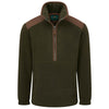 Green Alan Paine Aylsham Mens Half Zip Fleece