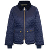 Navy/Classic Barbour Womens Fitted Beadnell Quilt Jacket