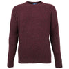 Albert and Maurice Donegal Rib Jumper Damson