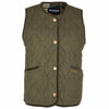 Deep Olive/Ancient Tartan Barbour Womens Cecily Gilet