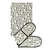 Emma Bridgewater Black Toast Double Oven Glove and Tea Towel Set