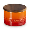 Volcanic Le Creuset Stoneware Signature Storage Jar 200ml
