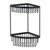 Miller Two Tier Corner Basket / Matte Black 855B