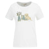 White Barbour Womens Brambles T-Shirt
