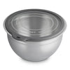 Le Creuset Stainless Steel Mixing Bowl With Glass Lid 27cm