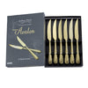 Arthur Price Champagne Avalon Set of 6 Steak Knives