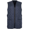 Navy Barbour Mens Polarquilt Zip-In Liner