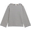 Cloud/Dark Navy Barbour Womens Amryn Striped Sweatshirt