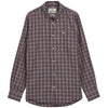 Dark Bordeaux Barbour Mens Dishford Thermo Weave Regular Fit