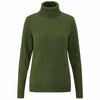 Thyme Alan Paine Womens Rowan Cable Roll Neck Jumper