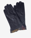 Barbour Ladies Tartan Trimmed leather Gloves