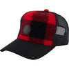 Black/Red Swanndri Swanni Trucker Cap