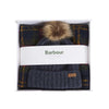 Barbour Womens Saltburn Beanie & Tartan Scarf Set