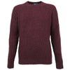 Albert and Maurice Donegal Rib Jumper Damson