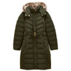 Joules Womens Aspen Showerproof Padded Long Coat