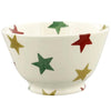 Emma Bridgewater Christmas Red Green and Gold Stars Small Old Bowl