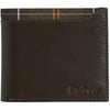 Barbour Mens Brodick Leather/Tartan Billfold Wallet