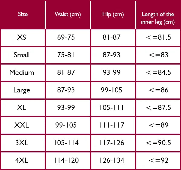 SIZE GUIDE