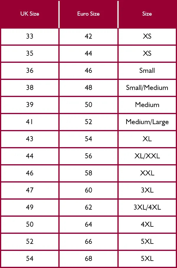 SIZE GUIDE