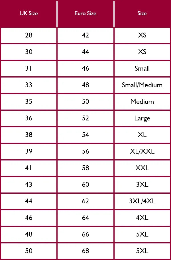 SIZE GUIDE
